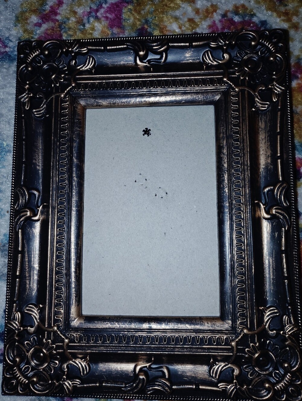 Faux Distressed Picture Frame Lightweight Plastic Vintage Inspired
